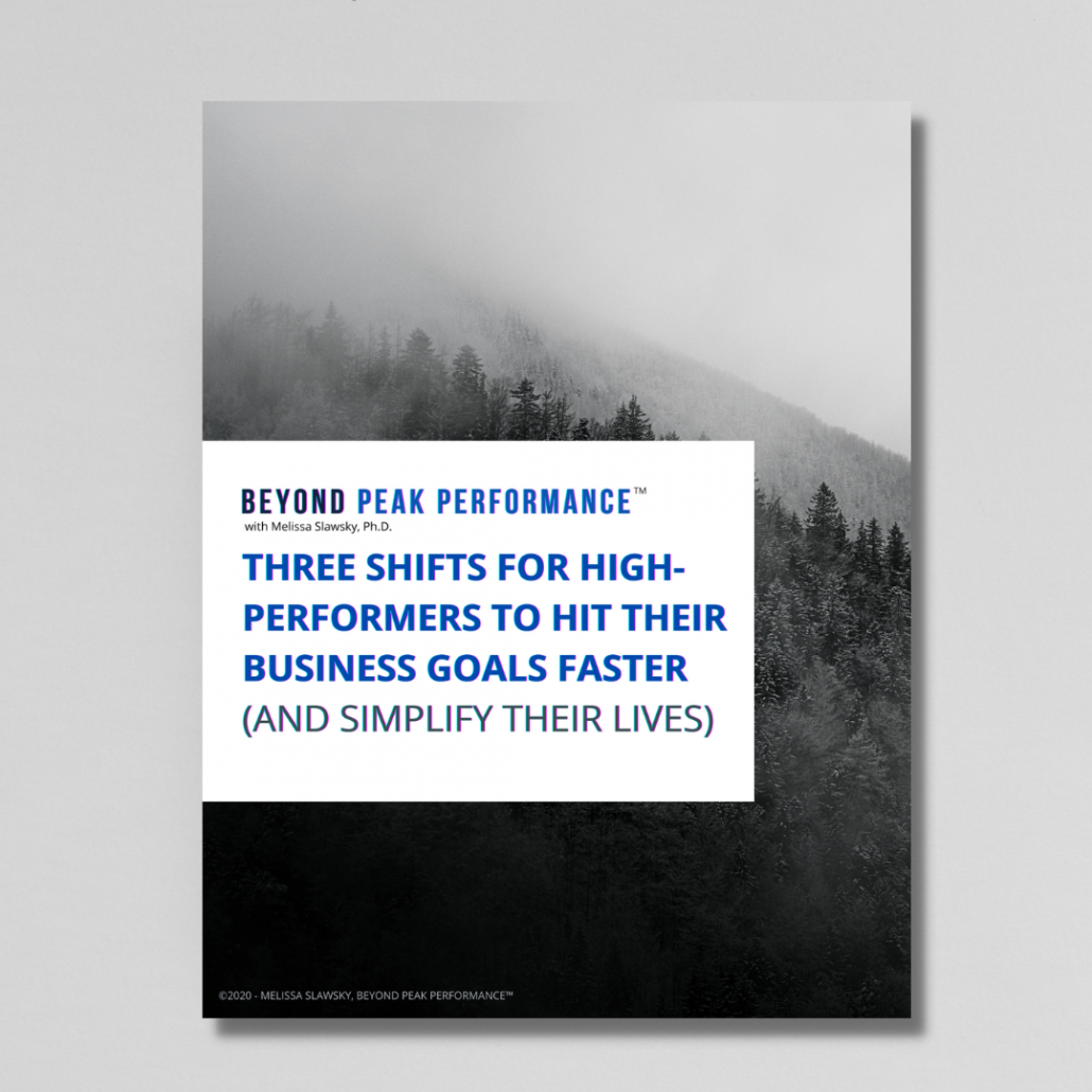 BeyondPeakPerformance